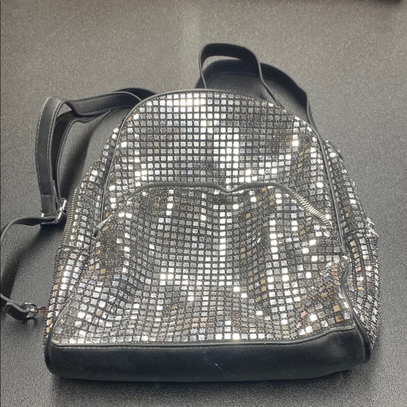Silver Sequin Backpack - Picture 2 of 10